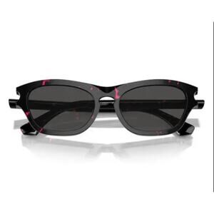 Burberry 55mm Pillow Sunglasses - BLACK/ DARK GREY / Pink - One Size